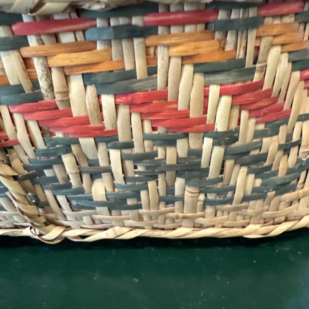 Large Rectangle Choctaw Basket Look at pics closely